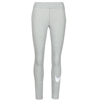 Clothing Women leggings Nike NSESSNTL GX MR LGGNG SWSH Grey / White