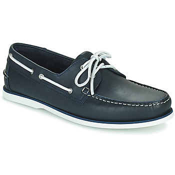 Shoes Men Boat shoes Pellet Vendée Veal / Navy / White