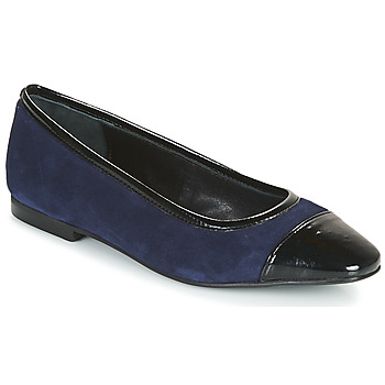 Shoes Women Ballerinas JB Martin SUCCES Goat / Velvet / Marine