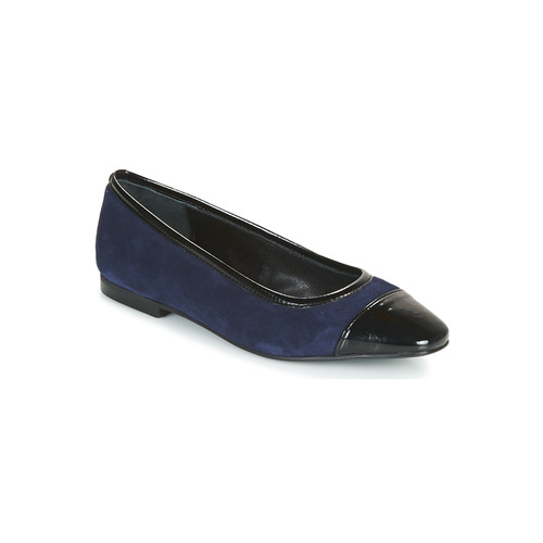 Shoes Women Ballerinas JB Martin SUCCES Goat / Velvet / Marine