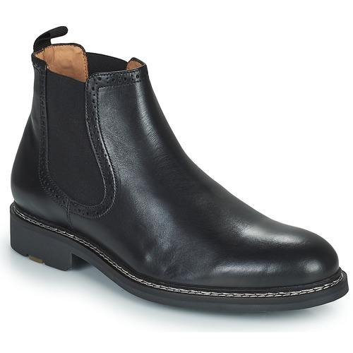 Shoes Men Mid boots Pellet RAYMOND Veal / Black