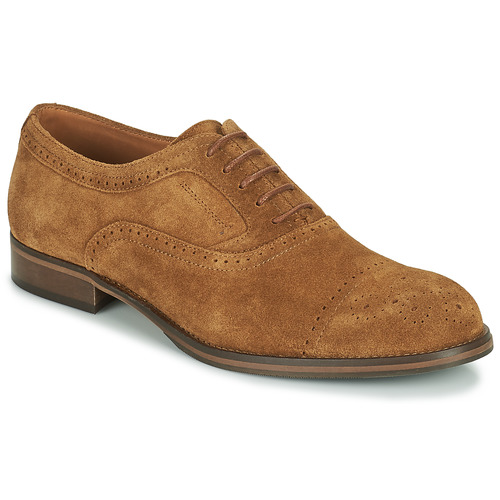 Shoes Men Derby shoes Pellet ABEL Velvet / Camel