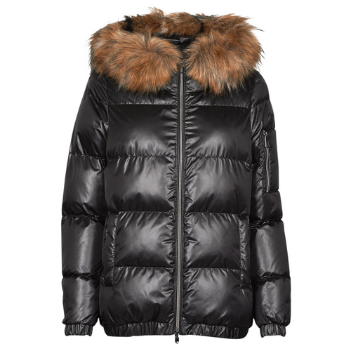 Clothing Women Duffel coats Geox BAKSIE Black