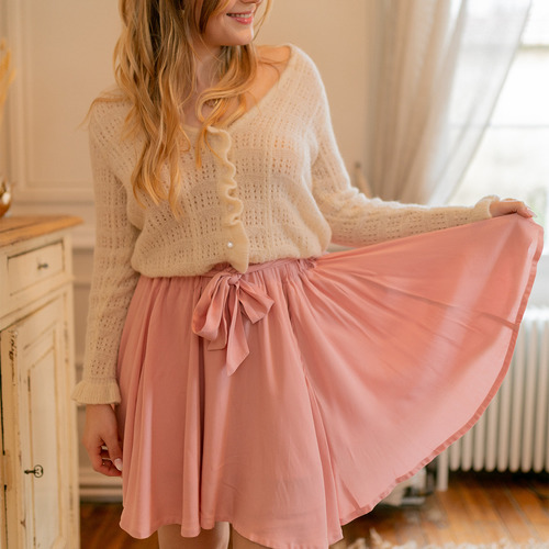 Clothing Women Skirts Céleste EGLANTINE Pink