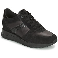 Shoes Women Low top trainers Geox TABELYA Black