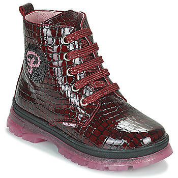 Shoes Girl Mid boots Pablosky 404167 Bordeaux