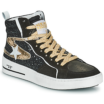 Shoes Women High top trainers Semerdjian MARAL Black / Gold