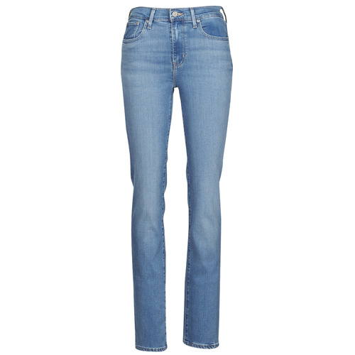 Clothing Women straight jeans Levi's 724 HIGH RISE STRAIGHT Blue