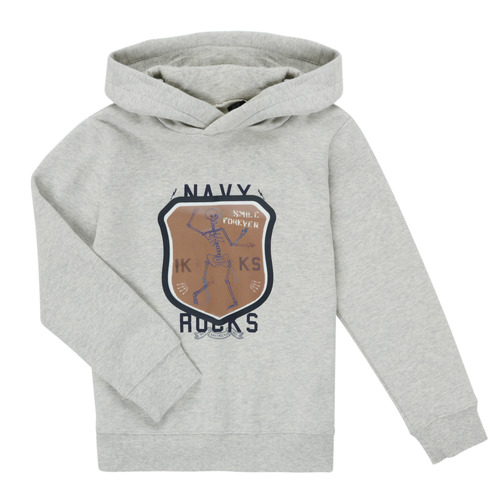 Clothing Boy sweaters Ikks LAVANDE Grey