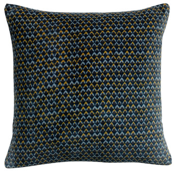 Home Cushions covers Vivaraise VERA Blue / Ink