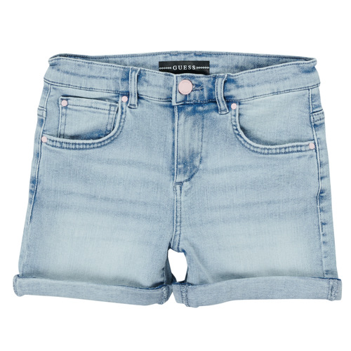 Clothing Girl Shorts / Bermudas Guess TRADITO Blue