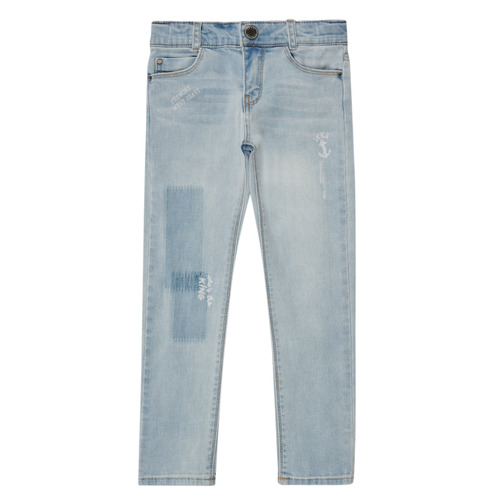 Clothing Boy slim jeans Ikks JIONDI Blue