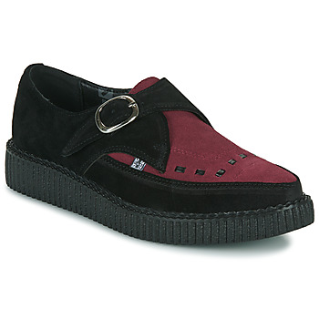 Shoes Derby shoes TUK Vlk D Ring Creeper Sneaker Black / Bordeaux