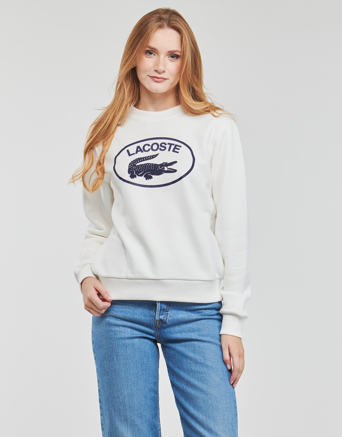 Clothing Women sweaters Lacoste SF0342 White