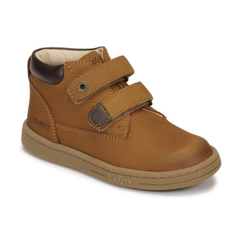 Shoes Boy Mid boots Kickers TACKEASY Camel