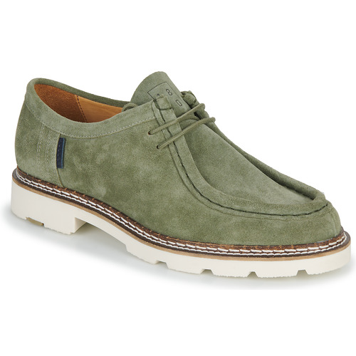 Shoes Men Derby shoes Pellet MACHO Velvet / Lime