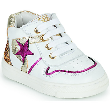 Shoes Girl High top trainers GBB LAMANE White