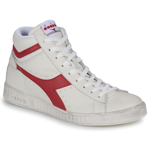 Shoes High top trainers Diadora GAME L HIGH WAXED White / Red