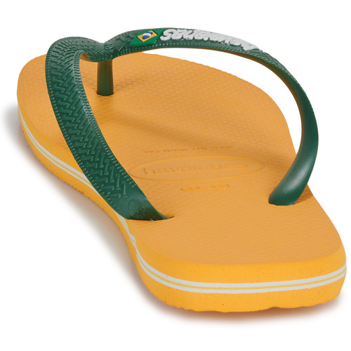 Havaianas BRASIL LOGO Yellow / Green