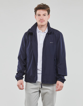 Clothing Men Blouses Gant LIGHT WINDSHIELDER Marine