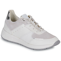 Shoes Women Low top trainers Geox D BULMYA White / Silver