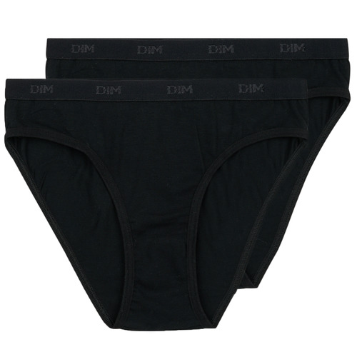 Underwear Girl Knickers/panties DIM POCKET ECODIM PACK X2 Black