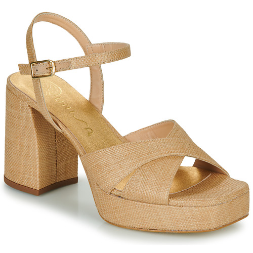 Shoes Women Sandals Unisa OZZY Beige