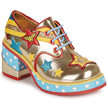 Shoes Women Derby shoes Irregular Choice AMAZON WARRIOR Gold / Red / Blue