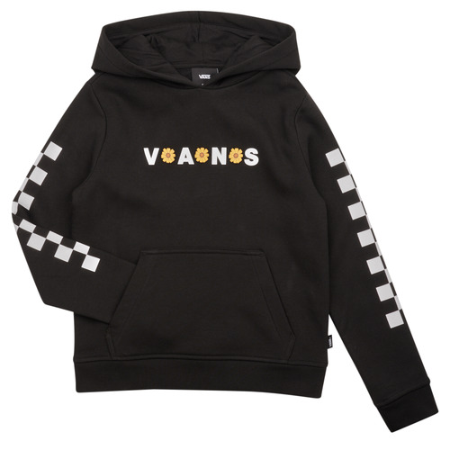 Clothing Girl sweaters Vans SUNFLORAL HOODIE Black