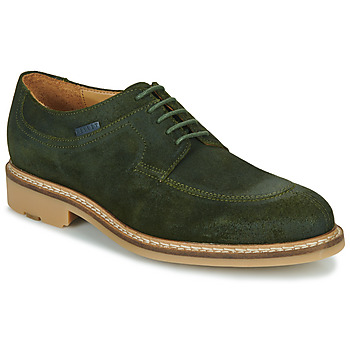 Shoes Men Derby shoes Pellet MAGELLAN Velvet / Oiled / Olive