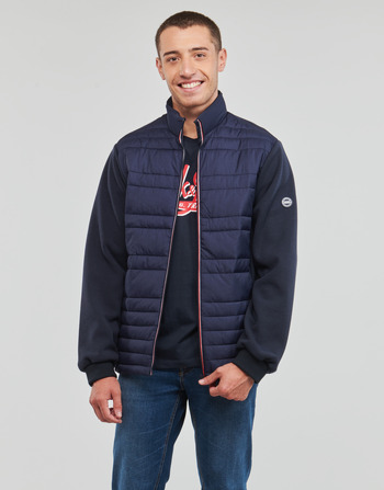 Clothing Men Duffel coats Jack & Jones JJSANTO HYBRID JACKET Marine