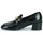 Shoes Women Loafers JB Martin VITA ACCESS Veal / Vintage / Black