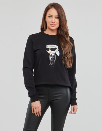 Clothing Women sweaters Karl Lagerfeld IKONIK 2.0 KARL SWEATSHIRT Black