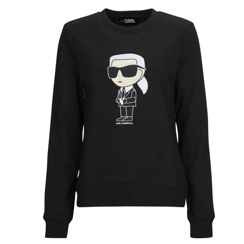 Clothing Women sweaters Karl Lagerfeld IKONIK 2.0 KARL SWEATSHIRT Black