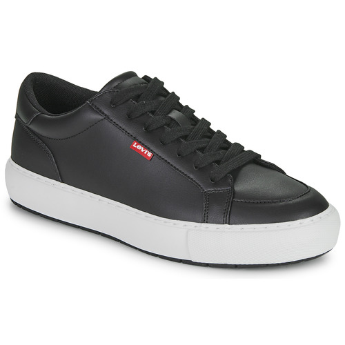 Shoes Men Low top trainers Levi's WOODWARD RUGGED LOW Black