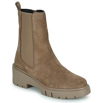 Shoes Women Mid boots Unisa JEWEL Taupe