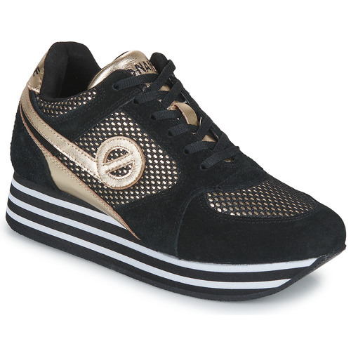 Shoes Women Low top trainers No Name PARKO JOGGER Black / Gold