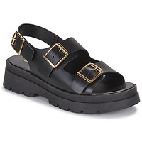 Shoes Women Sandals JB Martin DELTA Veal / Black