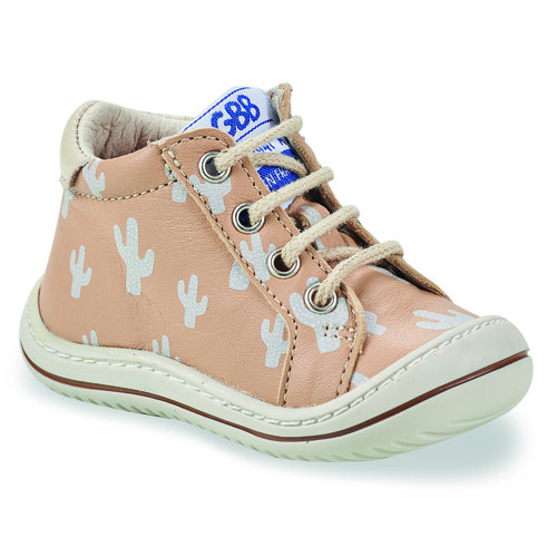 Shoes Children High top trainers GBB FLEXOO BABY Beige