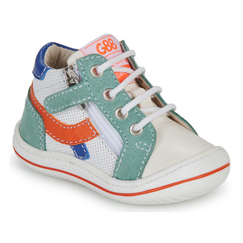 Shoes Boy High top trainers GBB FLEXOO ZIPOU White