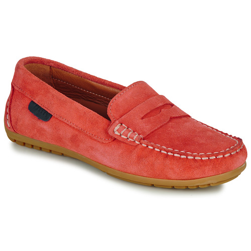 Shoes Women Loafers Pellet CADORNA Velvet / Coral