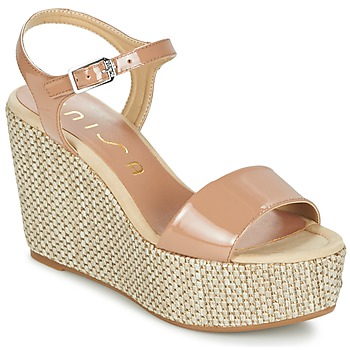 Shoes Women Sandals Unisa LITUAN Beige / Pink