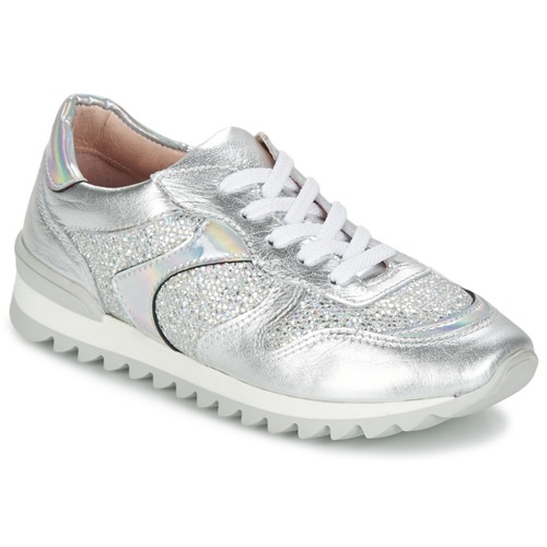 Shoes Girl Low top trainers Unisa DALTON Silver / White