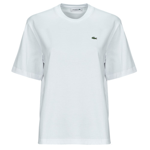 Clothing Women short-sleeved t-shirts Lacoste TF7215 White