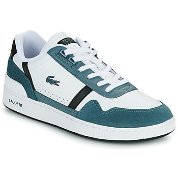 Shoes Men Low top trainers Lacoste T-CLIP White / Blue