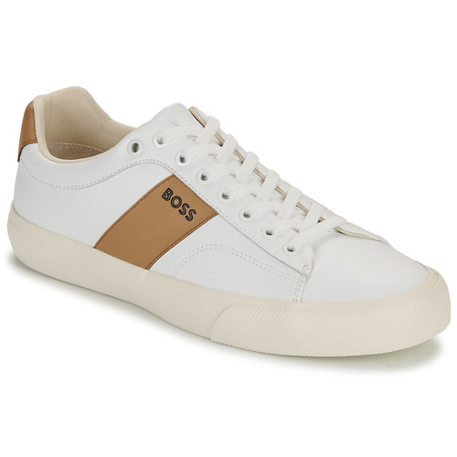 Shoes Men Low top trainers BOSS Aiden_Tenn_flrb White