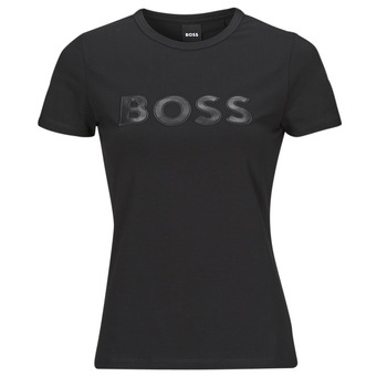 Clothing Women short-sleeved t-shirts BOSS Eventsa4 Black