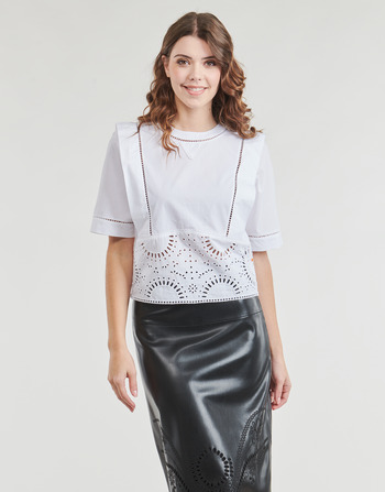 Clothing Women Blouses BOSS C_Ikara White