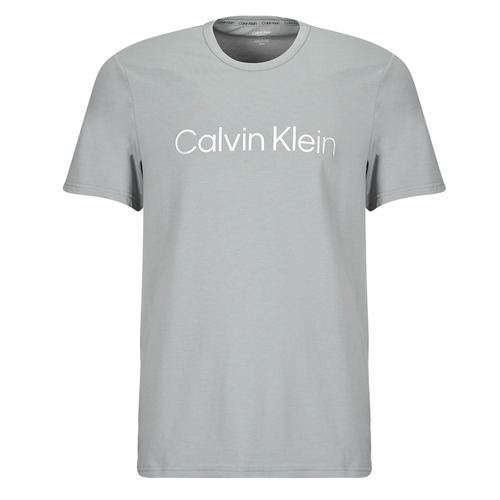 Clothing Men short-sleeved t-shirts Calvin Klein Jeans S/S CREW NECK Grey