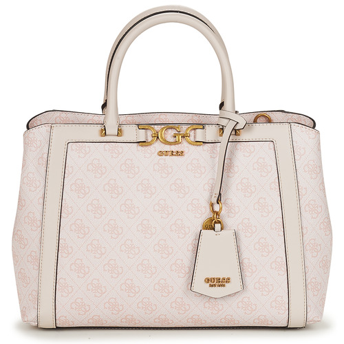 Bags Women Handbags Guess DAGAN SATCHEL Beige